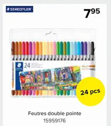 Offre: Feutres double pointe