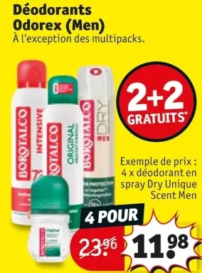 Offre: Déodorants Odorex (Men)