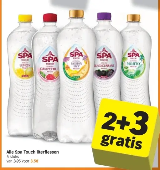Aanbieding: Spa Touch literflessen