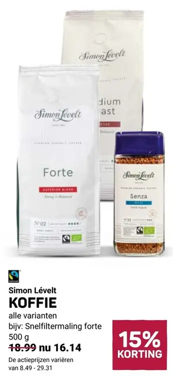 Aanbieding: Simon Lévelt KOFFIE