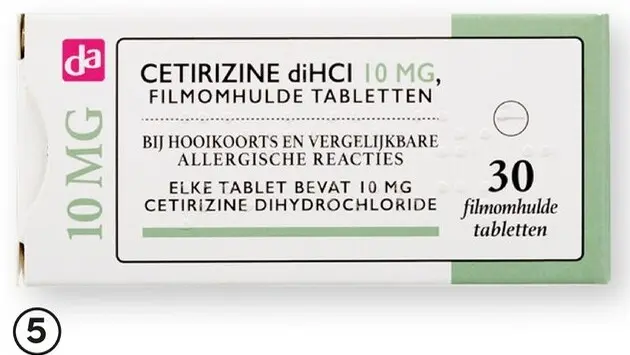 Aanbieding: Cetirizine 10 mg tabletten