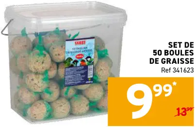 Offre: Snoby Set de 50 boules de graisse