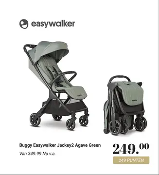 Aanbieding: Buggy Easywalker Jackey2 Agave Green