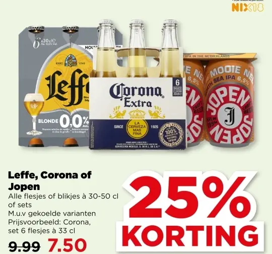 Aanbieding: Leffe, Corona of Jopen