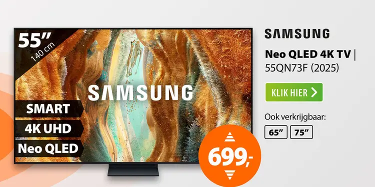 Aanbieding: Samsung Neo QLED 4K 55QN73F (2025)