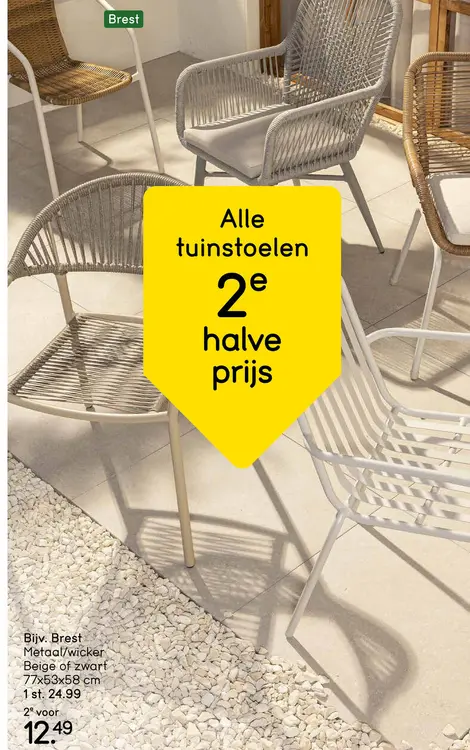 Aanbieding: Tuinstoel Brest