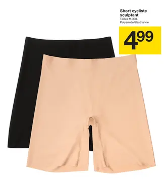 Offre: Short cycliste sculptant