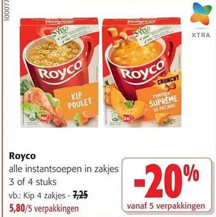 Promotie: Royco instantsoepen
