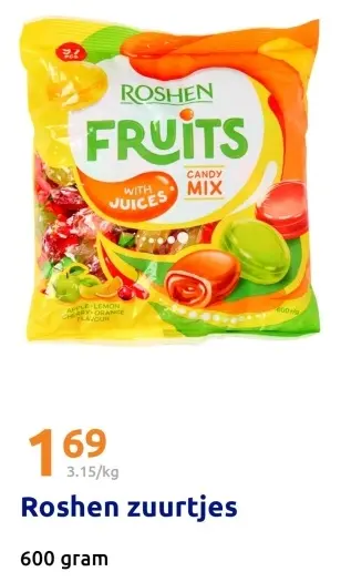 Aanbieding: Roshen zuurtjes