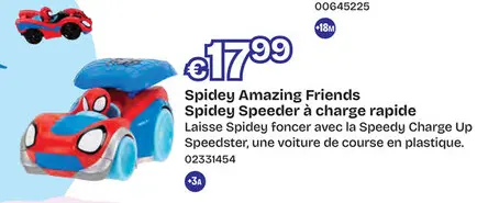 Offre: Spidey Amazing Friends Spidey Speeder à charg