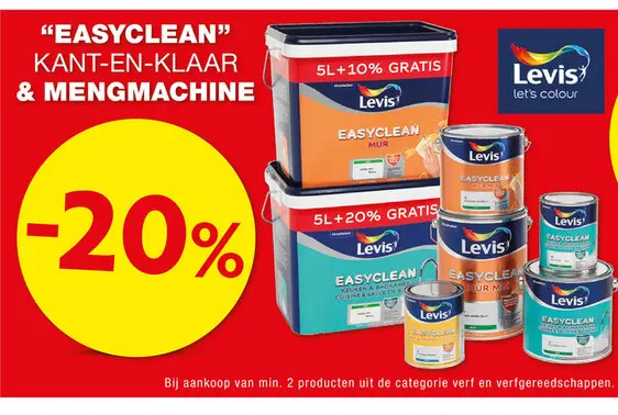 Promotie: EASYCLEAN Kant-en-klaar & Mengmachine