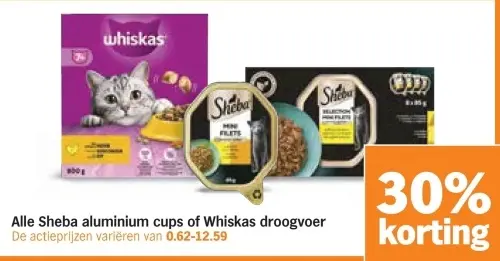 Aanbieding: Aluminium cups of droogvoer