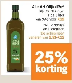 Aanbieding: Olijfoliën