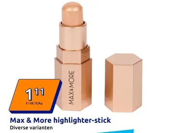 Aanbieding: Max & More highlighter-stick