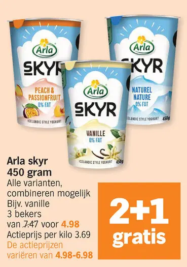 Promotie: Arla skyr 450 gram