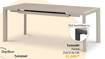 Aanbieding: Tuintafel Furore