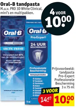 Aanbieding: Oral-B tandpasta