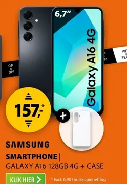 Aanbieding: Galaxy a16 4g + case