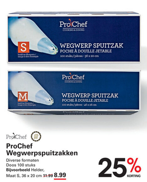 Aanbieding: ProChef Wegwerpspuitzakken