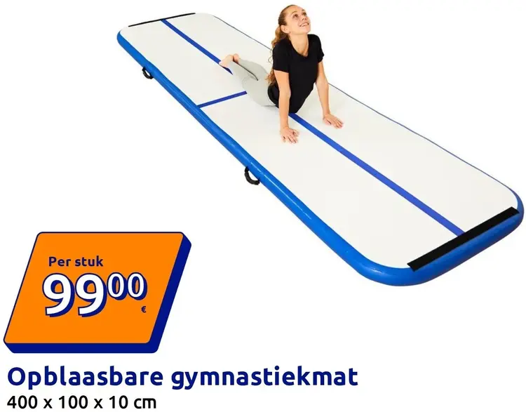Promotie: Opblaasbare gymnastiekmat