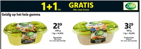 Aanbieding: Délio salades