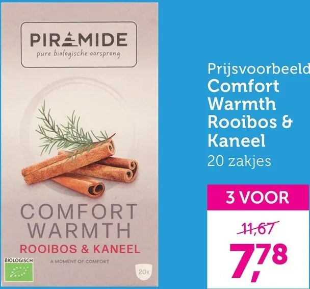 Promotie: Comfort Warmth Rooibos & Kaneel
