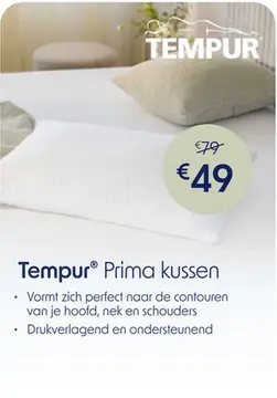 Aanbieding: Kussen Tempur Prima