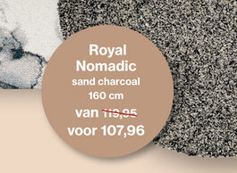 Aanbieding: Royal Nomadic sand charcoal