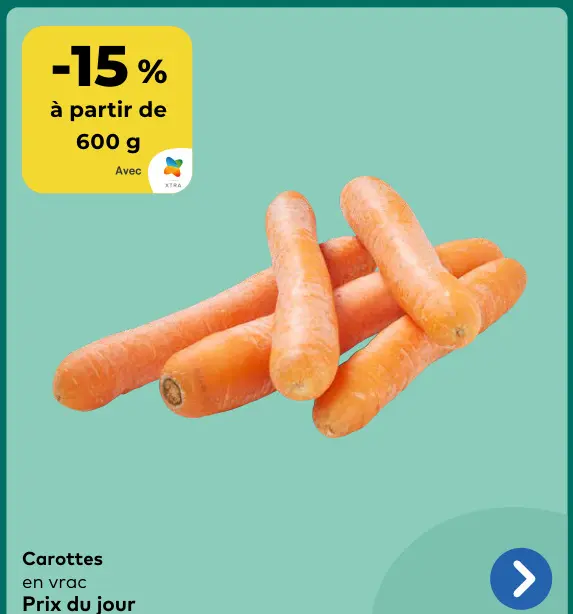 Offre: Carottes en vrac