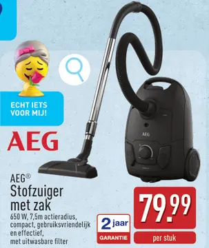 Aanbieding: AEG® Stofzuiger met zak