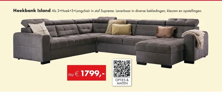 Aanbieding: Island hoekbank