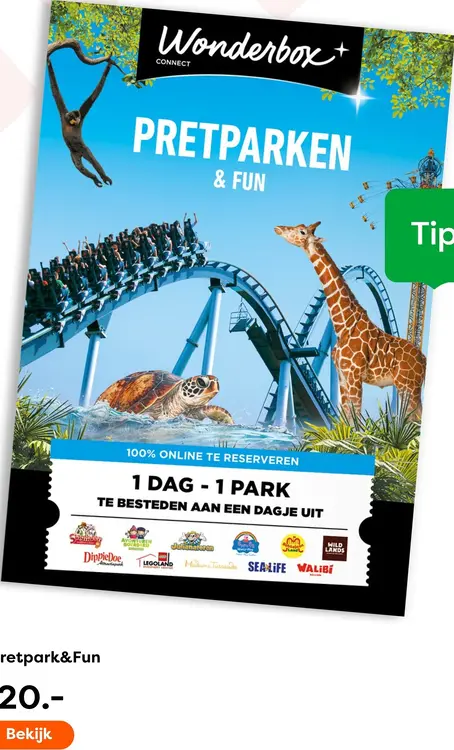 Aanbieding: Wonderbox Pretparken & Fun