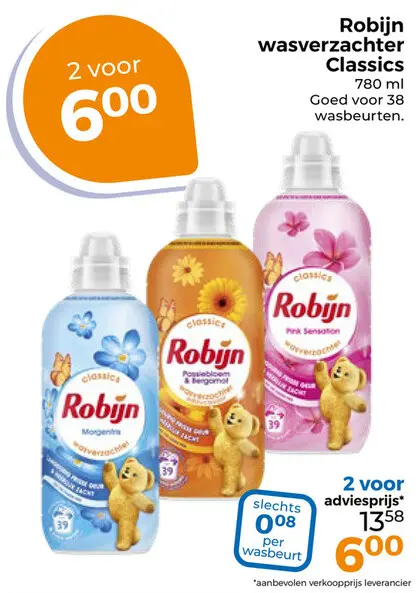 Aanbieding: wasverzachter Classics