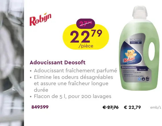 Offre: Adoucissant Deosoft