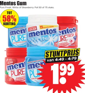Aanbieding: Mentos Gum