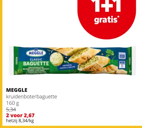 Promotie: kruidenboterbaguette
