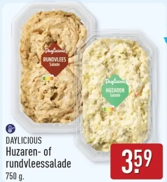 Aanbieding: Huzaren- of rundvleessalade