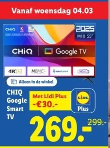 Aanbieding: CHIQ Google Smart TV