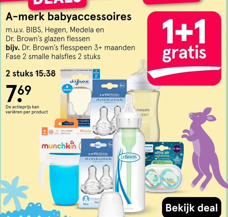 Aanbieding: A-merk babyaccessoires