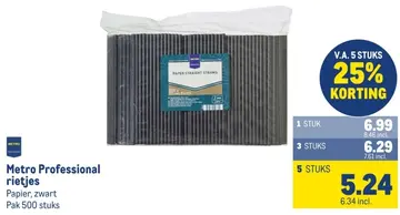 Aanbieding: Metro Professional rietjes