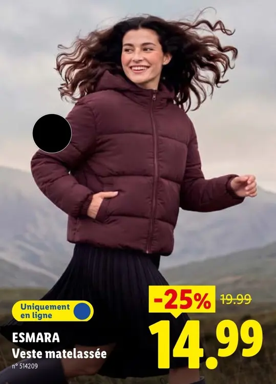 Offre: Veste matelassée