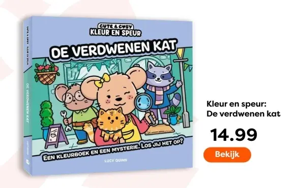 Aanbieding: Kleur en speur: De verdwenen kat