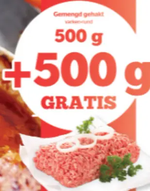Promotie: Gemengd gehakt varken-rund