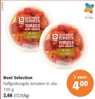Promotie: Halfgedroogde tomaten in olie