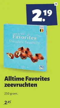 Aanbieding: AllTime Favorites chocolade zeevruchten