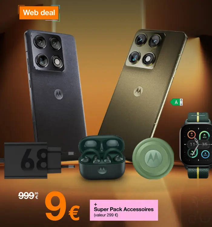 Offre: Motorola Smartphone Bundle