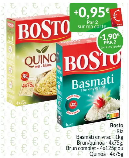 Offre: Riz Basmati, Quinoa