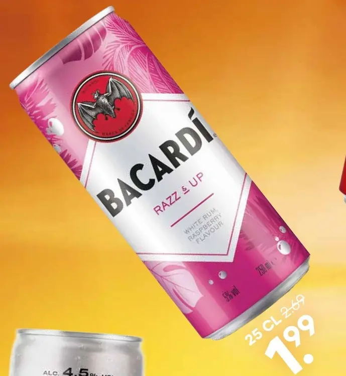 Aanbieding: Bacardí razz & up