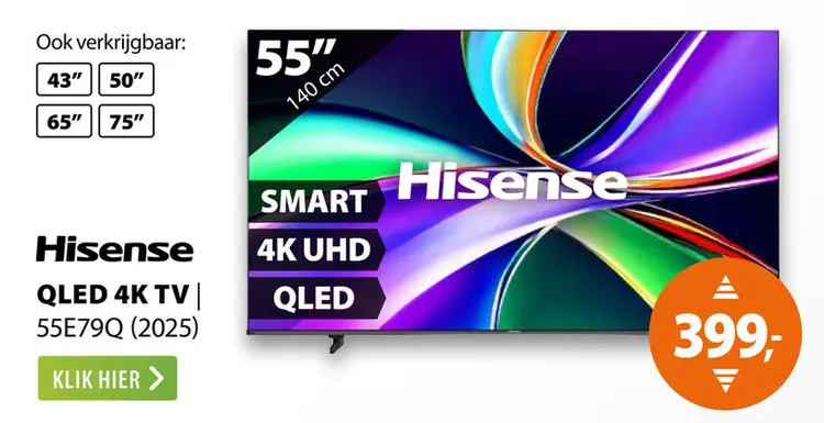 Aanbieding: Qled 4k tv | 55e79q (2025)