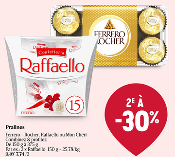 Offre: Pralines